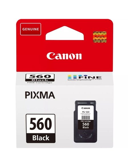 Cartucho de tinta original canon pg-560/ negro