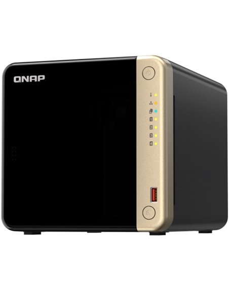 Nas qnap ts-464-8g/ 4 bahías 3.5'- 2.5'/ 8gb ddr4/ formato torre