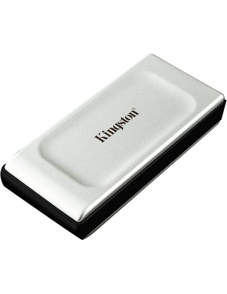 Disco externo ssd kingston sxs2000 500gb/ usb 3.2/ plata