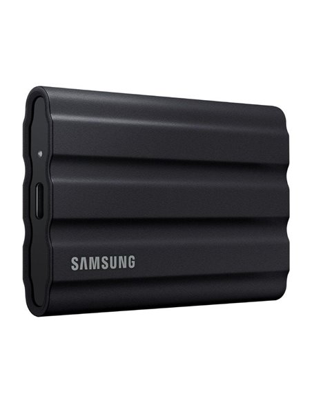 Disco externo ssd samsung portable t7 shield 1tb/ usb 3.2/ negro