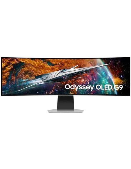 Smart monitor gaming ultrapanorámico curvo samsung odyssey oledg9 s49cg954su 49'/ dual qhd/ 0.03ms/ 240hz/ oled/ regulable en