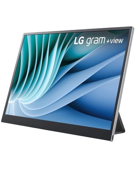 Monitor portátil lg gram +view 16mr70 16'/ wqxga/ negro y plata