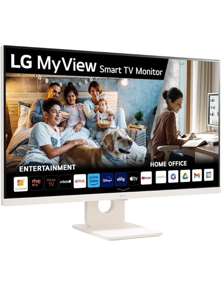 Smart monitor lg myview 32sr50f-w 31.5'/ full hd/ smart tv/ multimedia/ blanco