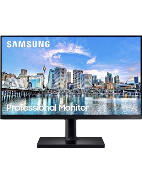 Monitor profesional samsung lf24t450fqr 24'/ full hd/ regulable en altura/ negro