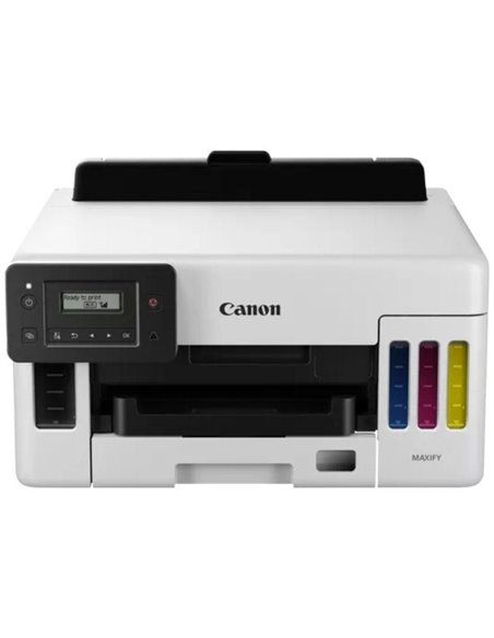 Impresora recargable canon maxify gx5050 megatank wifi/ dúplex/ blanca