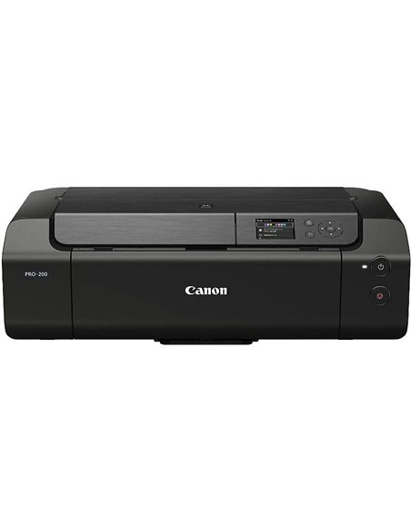 Impresora fotográfica a3+ canon pixma pro-200 wifi/ negra