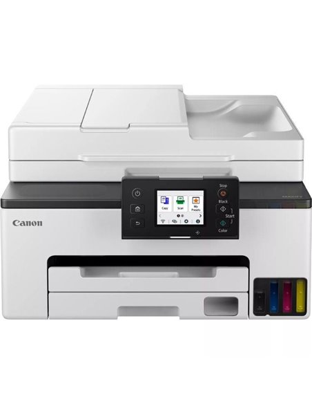 Multifunción recargable canon maxify gx2050 megatank wifi/ fax/ blanca