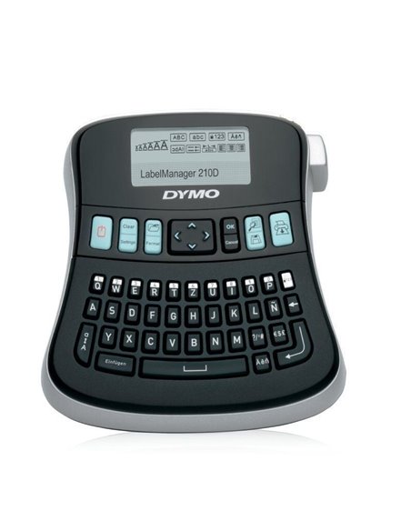 Rotuladora electrónica dymo labelmanager 210d+/ negra
