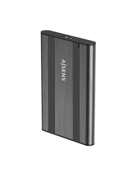 Caja externa para disco duro de 2.5' aisens ase-2526gr/ usb 3.1/ sin tornillos