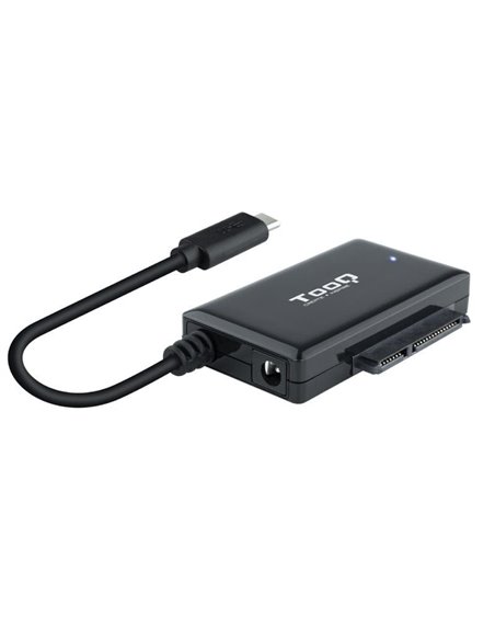 Adaptador para discos duros 2.5'/3.5' tooq tqhda-02c/ usb tipo-c macho - sata