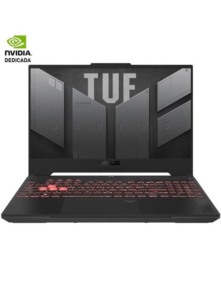 Portátil gaming asus tuf gaming a15 tuf507nur-lp110 ryzen 7 7435hs/ 16gb/ 512gb ssd/ geforce rtx 4050/ 15.6'/ sin sistema