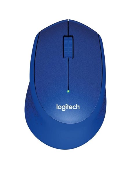 Ratón inalámbrico logitech m330 silent plus/ hasta 1000 dpi/ azul
