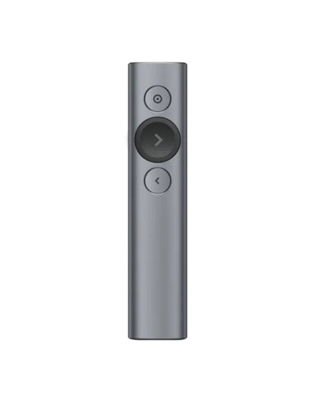 Presentador inalámbrico por bluetooth logitech spotlight presentation remote/ 2.4ghz/ gris pizarra