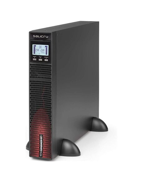 Sai línea interactiva salicru sps 1500 advance rt2/ 1500va-1350w/ 8 salidas/ formato torre/ rack