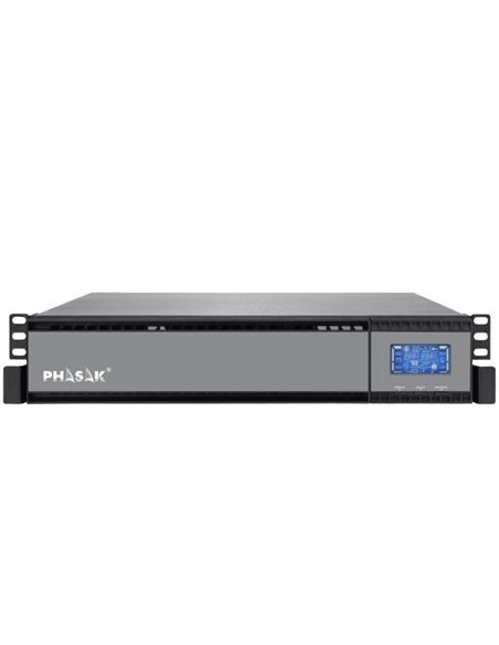 Sai online phasak rack 19' 2000 va online lcd/ 2000va-1800w/ 4 salidas/ formato rack