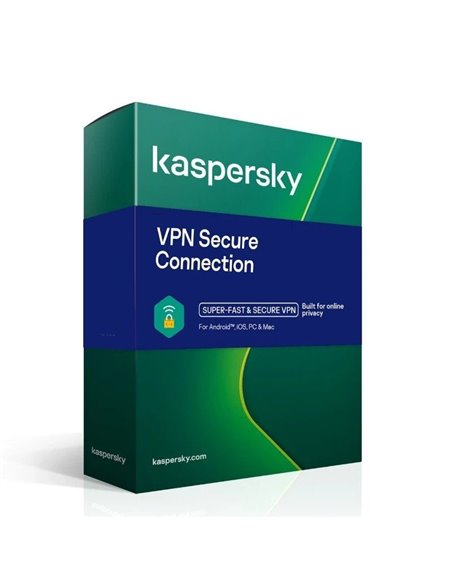 Kaspersky vpn secure connection/ 3 dispositivos/ 1 año
