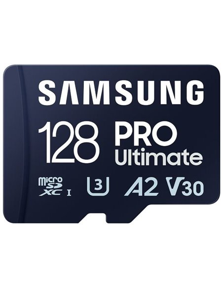 Tarjeta de memoria samsung pro ultimate 128gb microsd xc con adaptador/ clase 10/ 200mbs