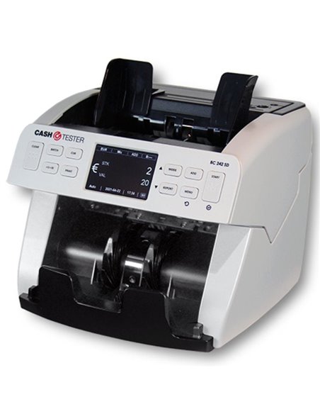 Contadora de billetes cash tester bc 242 sd