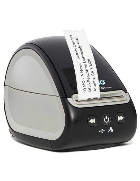 Impresora de etiquetas dymo labelwriter 550 turbo/ térmica/ usb/ negra
