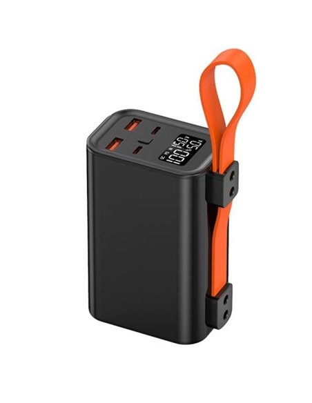 Batería externa/powerbank leotec powerbank 30000mah pd/ 100w/ compatible con portátiles