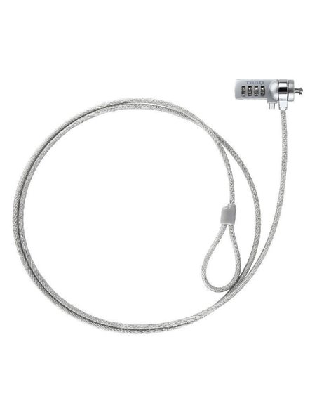Cable de seguridad para portátiles tooq tqclkc0015/ 1.5m