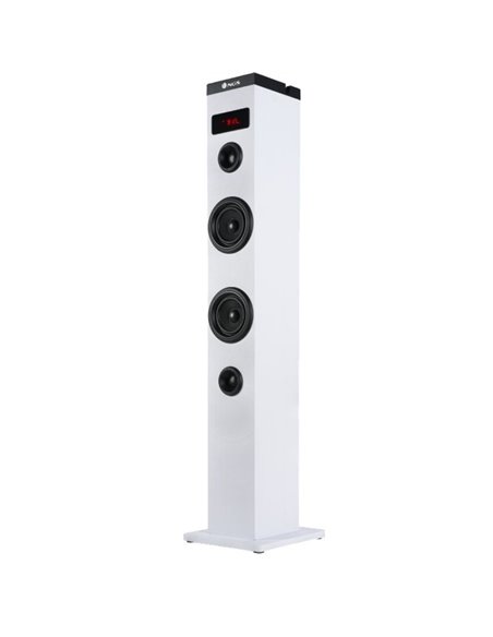 Torre de sonido con bluetooth ngs sky charm/ 50w/ 2.0/ blanca