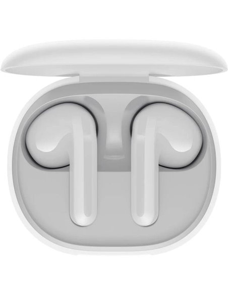 Auriculares bluetooth xiaomi redmi buds 4 lite con estuche de carga/ autonomía 5h/ blancos