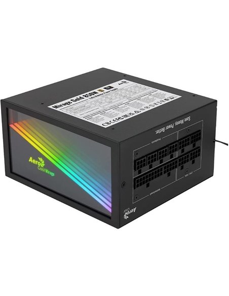 Fuente de alimentación aerocool mirage gold 850/ 850w/ ventilador 12cm/ 80 plus gold