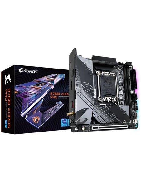 Placa base gigabyte b760i aorus pro socket 1700/ mini-itx