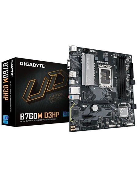 Placa base gigabyte b760m d3hp socket 1700/ micro atx