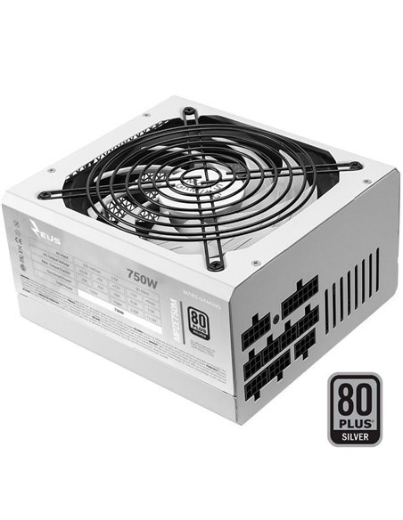 Fuente de alimentación mars gaming mpze750m/ 750w/ ventilador 14cm/ 80 plus silver