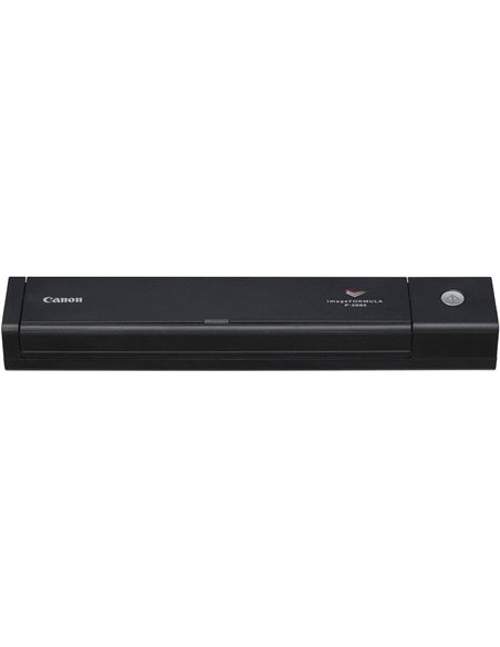 Escáner documental portátil canon imageformula p-208ii con alimentador de documentos adf/ doble cara
