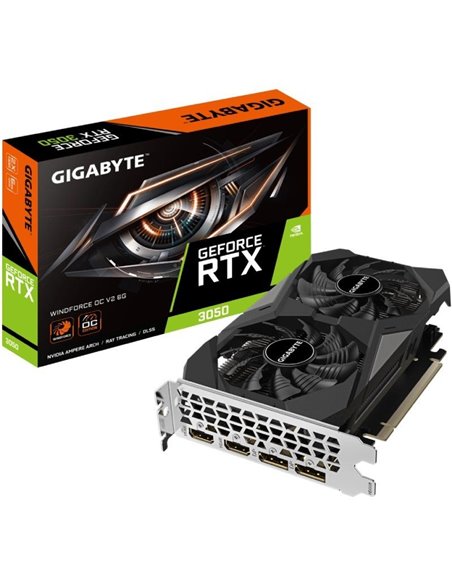Tarjeta gráfica gigabyte geforce rtx 3050 windforce oc v2/ 6gb gddr6