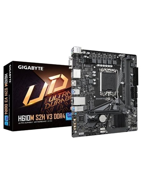 Placa base gigabyte h610m s2h v3 ddr4 socket 1700/ micro atx