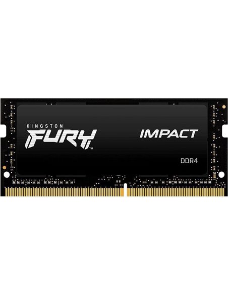 Memoria ram kingston fury impact 8gb/ ddr4/ 3200mhz/ 1.2v/ cl20/ sodimm