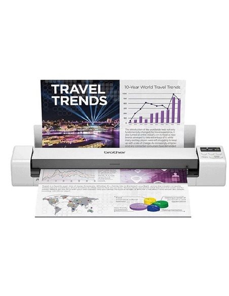 Escáner profesional portátil brother ds-940dw