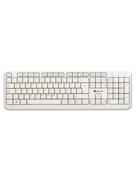 Teclado ngs spike/ blanco