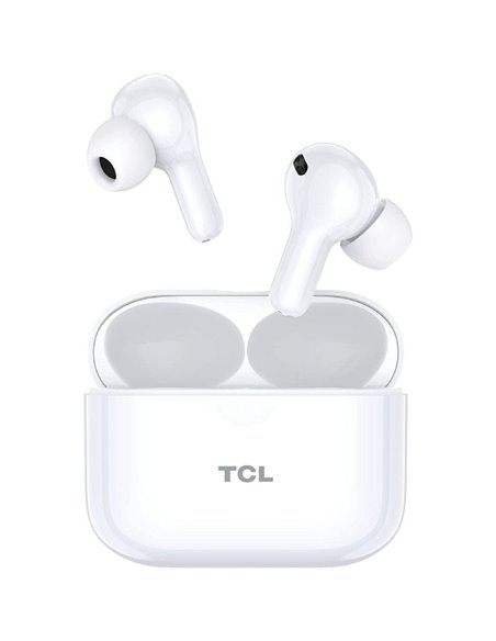 Auriculares bluetooth tcl moveaudio s108 con estuche de carga/ autonomía 6h/ blancos