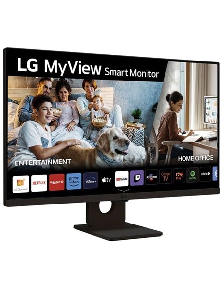 Smart monitor lg myview 32sr50f-b 31.5'/ full hd/ multimedia/ smart tv/ negro