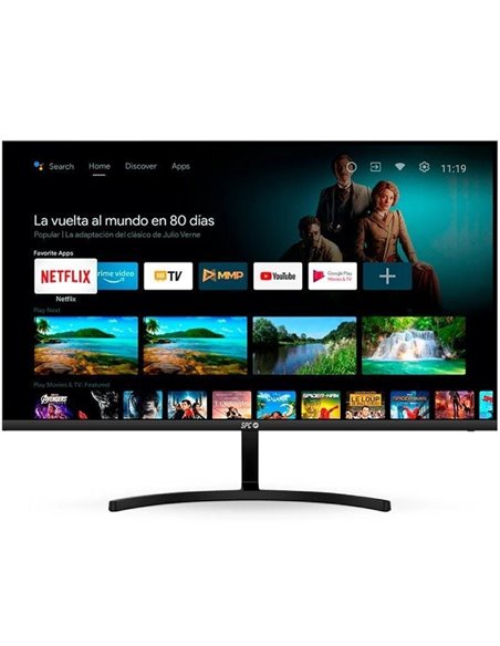 Smart monitor spc 900024n 24'/ full hd/ multimedia/ smart tv/ negro