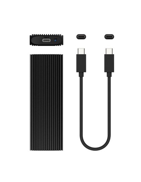 Caja Externa para Disco SSD M.2 NVMe Aisens ASM2-022B/ USB 3.2/ Sin tornillos