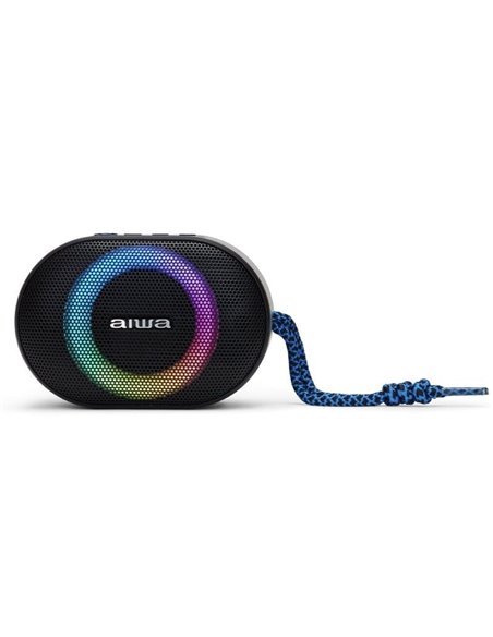 Altavoz con Bluetooth Aiwa BST-330BL/ 10W/ 1.0/ Azul y Negro