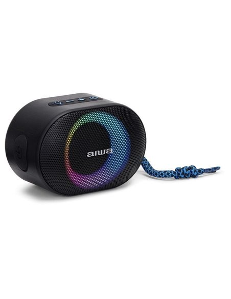 Altavoz con Bluetooth Aiwa BST-330BL/ 10W/ 1.0/ Azul y Negro