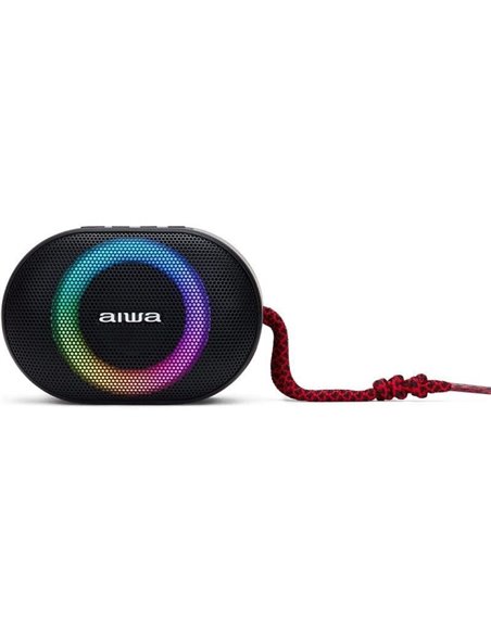 Altavoz con Bluetooth Aiwa BST-330RD/ 10W/ 1.0/ Rojo y Negro