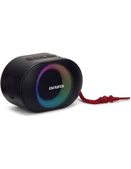 Altavoz con Bluetooth Aiwa BST-330RD/ 10W/ 1.0/ Rojo y Negro