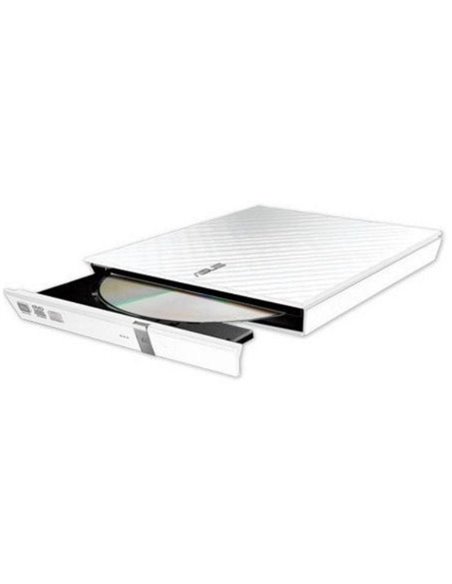 Grabadora Externa CD/DVD Asus SDRW-08DS2S-U Lite/ Blanco