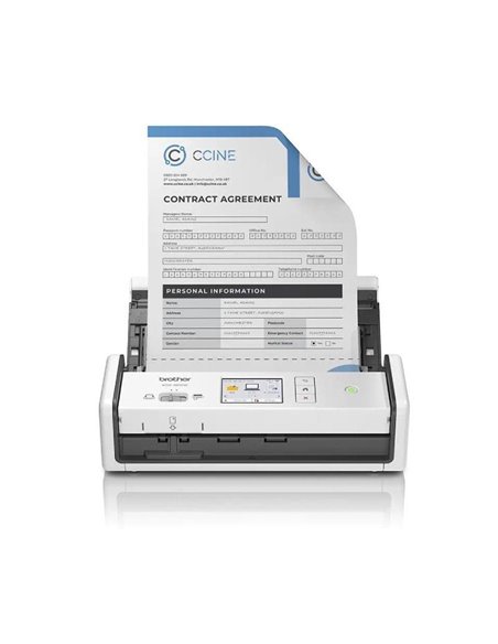 Escáner Documental Brother ADS-1800W con Alimentador de Documentos ADF/ Doble cara
