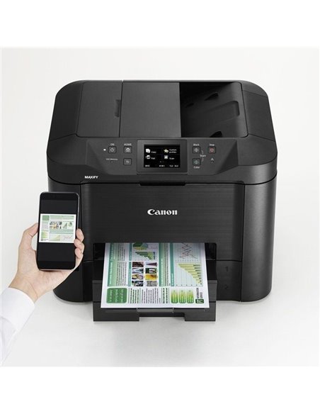 Multifunción Canon MAXIFY MB5450 WiFi/ Fax/ Dúplex/ Negra