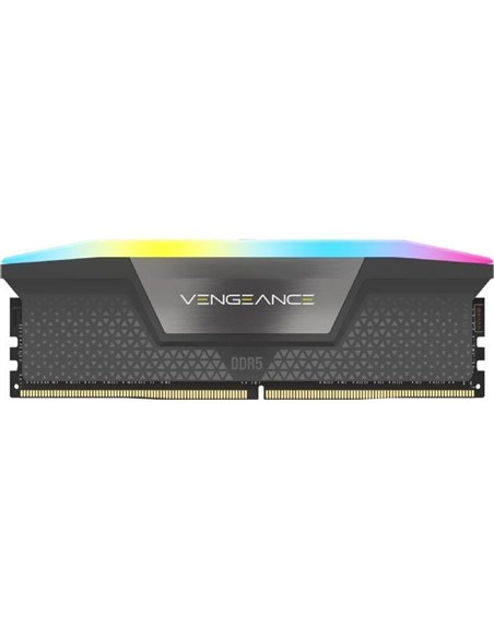 Memoria RAM Corsair Vengeance RGB 2 x 32GB/ DDR5/ 5200MH/ 1.25V/ CL40/ AMD Expo/ DIMM