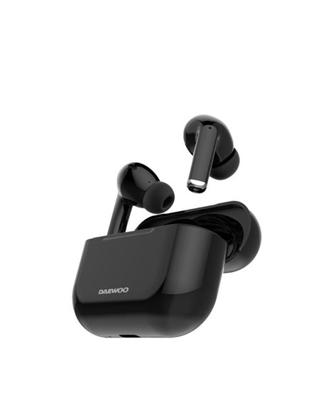 Auriculares Bluetooth Daewoo DW2001 con estuche de carga/ Autonomía 6h/ Negros